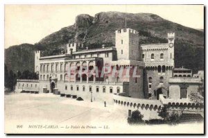 Old Postcard Monte Carlo Prince's Palace