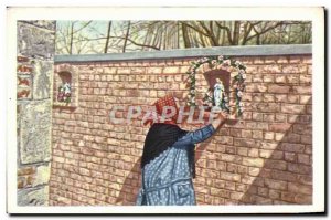 Image Folklore Collection Belgian Cote d & # 39or Brabant Garland for virgin