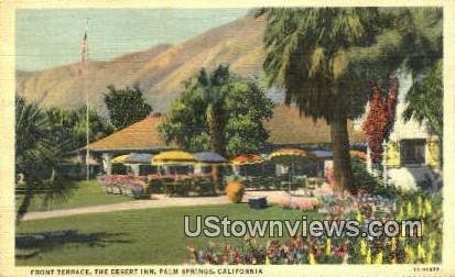 Front Terrace, Desert Inn - Palm Springs, CA