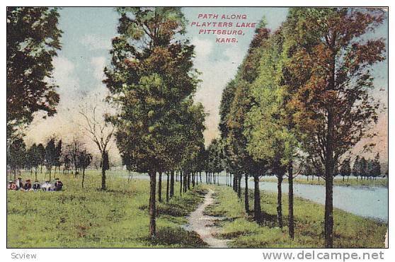 Path along Playters Lake, Pittsburg, Kansas, 00-10s