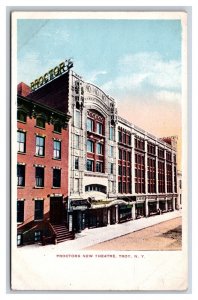 Proctor's New Theatre Troy New York UNP Unused DB Postcard W15