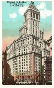 Vintage Postcard Standard Oil Building Bowling Green Landmark New York City NY