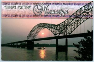 M-20995 Sunset on the Mississippi