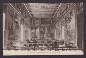 Postcard MALTA, Valletta, Salle du Grand Conseil (Palais du Gouverneur)