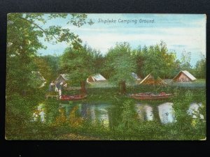 Oxfordshire SHIPLAKE CAMPING GROUND c1905 Postcard by B.B. London