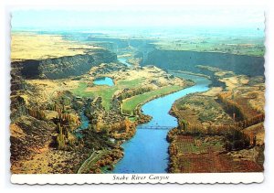 Snake River Canyon Blue Lakes Magic Valley Idaho Continental View Postcard