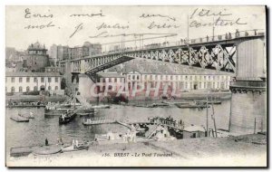 Old Postcard Brest Le Pont Tournant