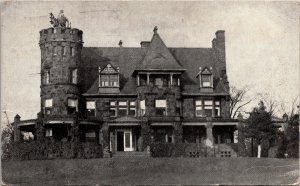 Postcard CT New Haven The Castle Restaurant Route 1 Dorelle Studios 1947 V190