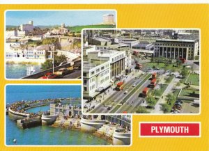 Devon Postcard - Views of Plymouth - Ref TZ2739