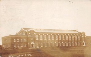 J40/ Ames Iowa RPPC Postcard c1914 State College Gymnasium  308