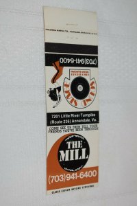 The Mill Sound Stage Annandale VA 20 Strike Matchbook Cover