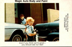Advertising Magic Auto Body and Paint San Diego California