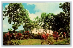 Vintage 1960's Postcard St. Benedict's Catholic Church Honaunau Kona Hawaii