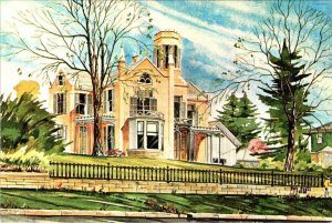 Marietta, OH Ohio  THE CASTLE Gothic Revival Style Historic House  4X6 Postcard