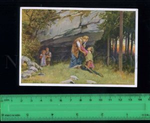 222453 Grimm Tale Rapunzel by Paul HEY artist old Tobacco Card