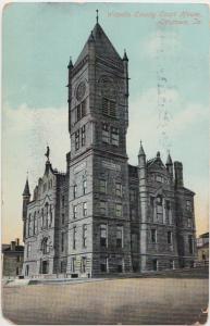 Iowa IA Postcard 1909 OTTUMWA Wapello County Court House