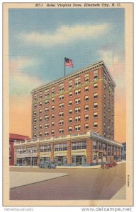 Street View, Hotel Virginia Dare, Elizabeth City, North Carolina 1946