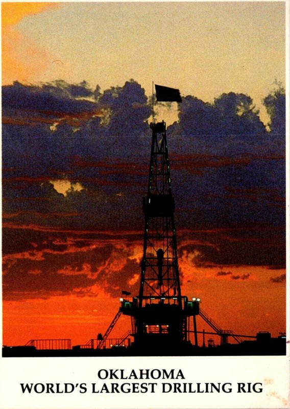 Oklahoma Tulsa Parker Drilling Company World's Largest Drilling Rig Near...