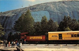 Stone Mountain, Georgia Civil War Trains Railroad c1960s Vintage Postcard