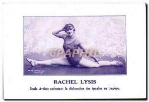 Old Postcard Rachel Lysis Only executant artist dislocation of the shoulder t...