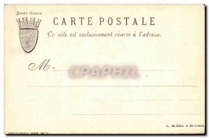 Old Postcard Parc de St Cloud Villeneuve l'Etang