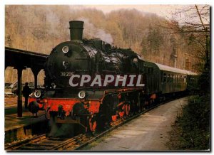 Postcard Modern DR (railways of the German Democratic Republic) steam locomot...