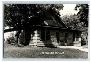 Vintage Fort Ancient Museum Lebanon Ohio Real Photo RPPC P165