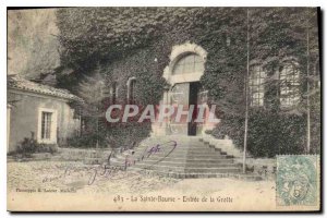 Old Postcard La Sainte Baume Cave Entrance