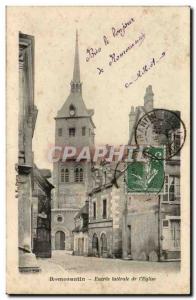 Old Postcard Romoratin Lateral Entry of & # 39eglise