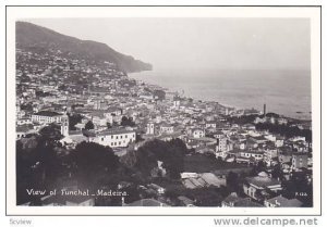 RP: Madeira - view of  Funchal , Portugal , 20-30s