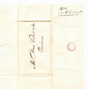 1830 wine receipt – Macomber, Sawin & Hunting to Abner Vincent & Son Fairhaven