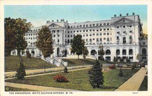 Greenbrier Hotel White Sulphur Springs West Virginia 1920s postcard
