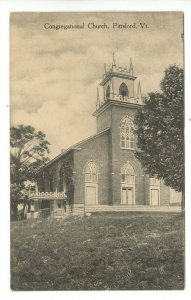 VT - Pittsford. Congregational Church ca 1907   