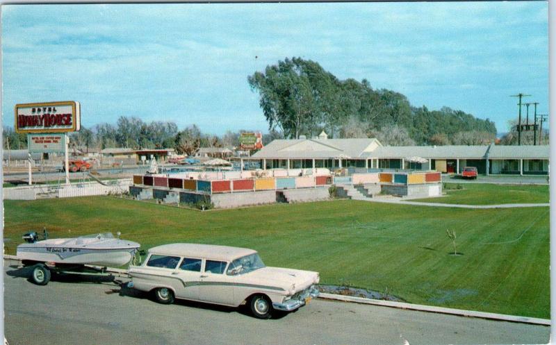 BLYTHE, CA California    HIWAY HOUSE HOTEL   c50s    Cars   Roadside    Postcard