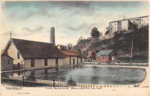 Bellefonte Pennsylvania Spring Waterfront Pool Antique Postcard K37390 