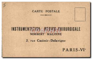 Postcard Old Advertisement Instrumentation Medico Chrirurgicale Norbert Maloi...