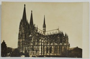Rppc Cologne Cathedral Germany Real Photo Postcard R6