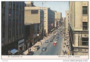 Classic Cars, St. Catherine Street, Montreal, Quebec, Canada, PU-1975