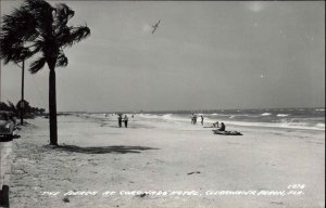 Clearwater Beach Fla FL Coronado Hotel Beach Real Photo Vintage Postcard