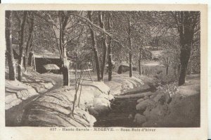 France Postcard - Megeve - Sous-Bois d´Hiver - Ref 14333A