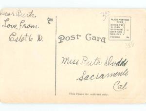 Divided-Back HIGH SCHOOL SCENE Sacramento California CA E2378