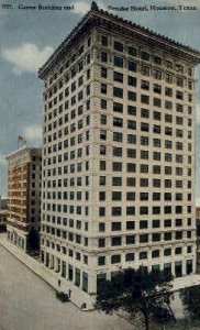 Bender Hotel - Houston, Texas TX Postcard