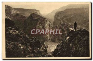 Old Postcard The Verdon Gorge Point Sublime