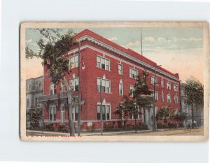 Postcard Y. W. C. A. Building Scranton Pennsylvania USA