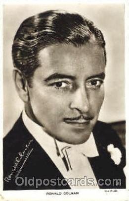 Ronald Colman Actor, Actress, Movie Star Unused 