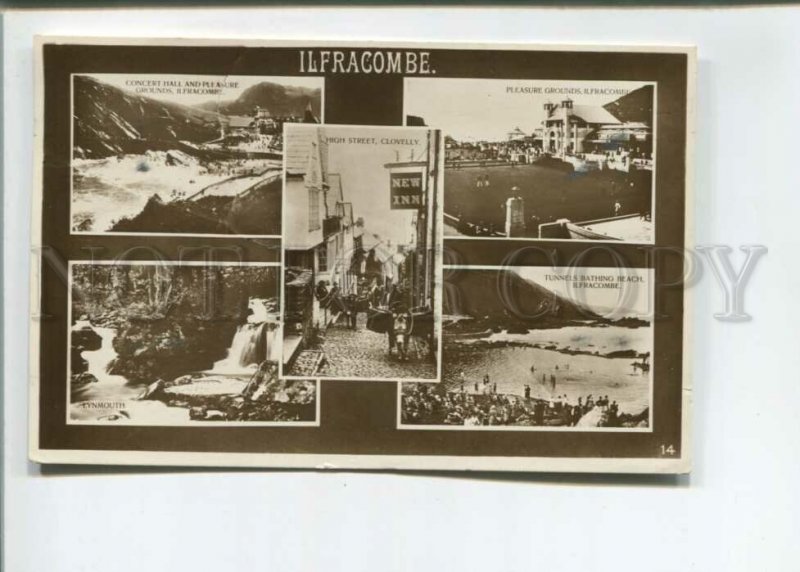 472991 UK Ilfracombe multiview Vintage photo postcard