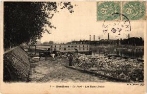 CPA ASNIERES - Le Port - Les Bains froids (297155)