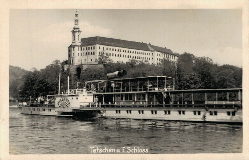 Czech Republic Tetschen a.e Schloss RPPC 03.38