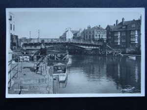 Yorkshire WHITBY BRIDGE - Old RP Postcard by Walter Scott