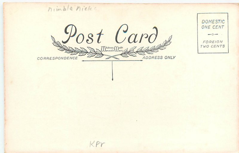 Whitney Postcard Nimble Nicks Load Packages Christmas Express Santa's Messengers